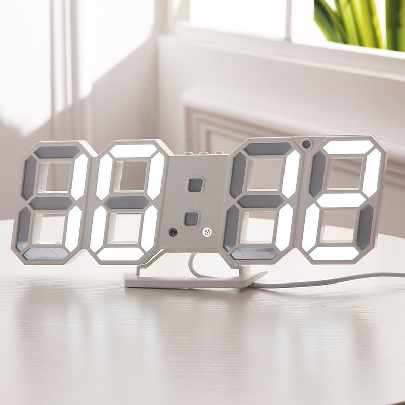 3D LED Wall Digital Clock