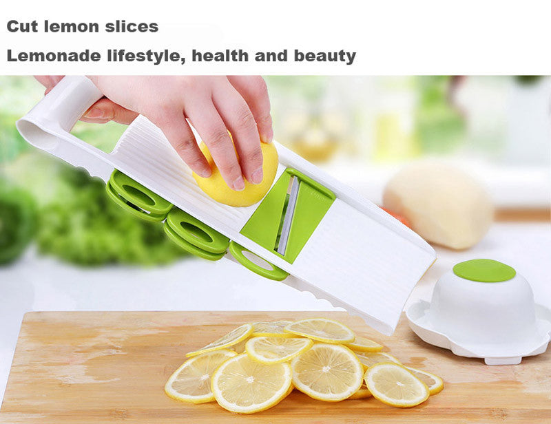 Mandoline Vegetables Cutter Peeler Tools with 5 Blade - Everything all I want