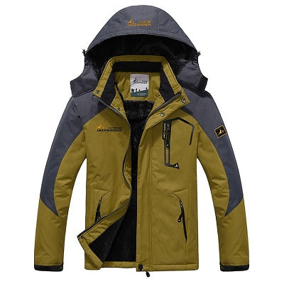 Men's Mountain Waterproof Fleece Ski Jacket Windproof Rain Jacket - Everything all I want