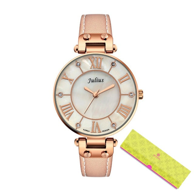 Ultra Thin Gold Plated Women Watch - Everything all I want