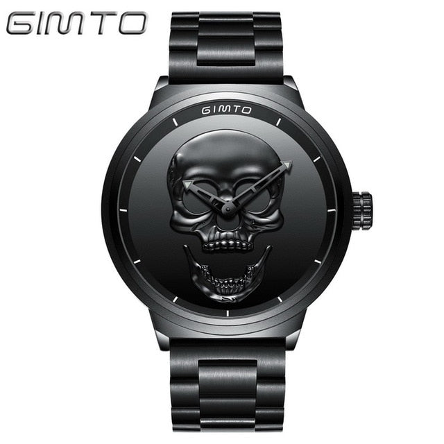 Punk 3D Skull Men's Watches