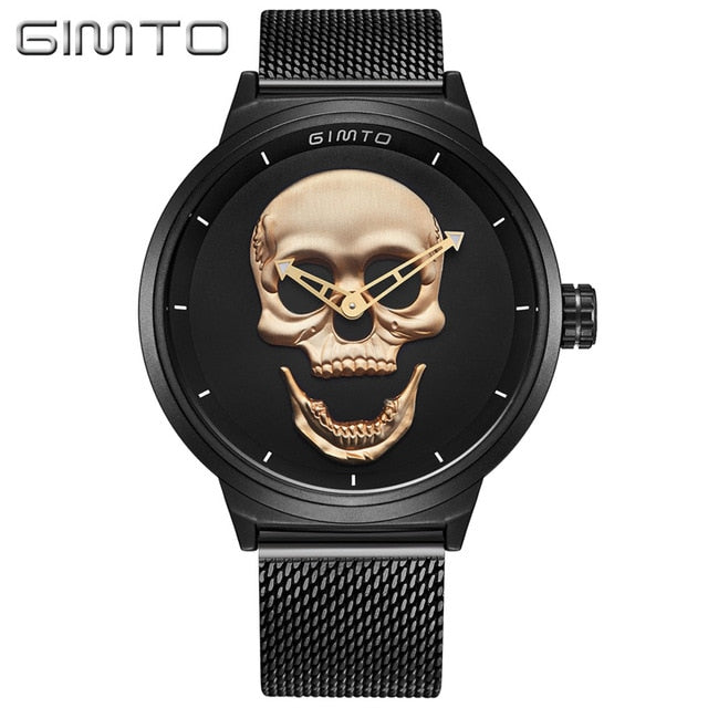 Punk 3D Skull Men's Watches