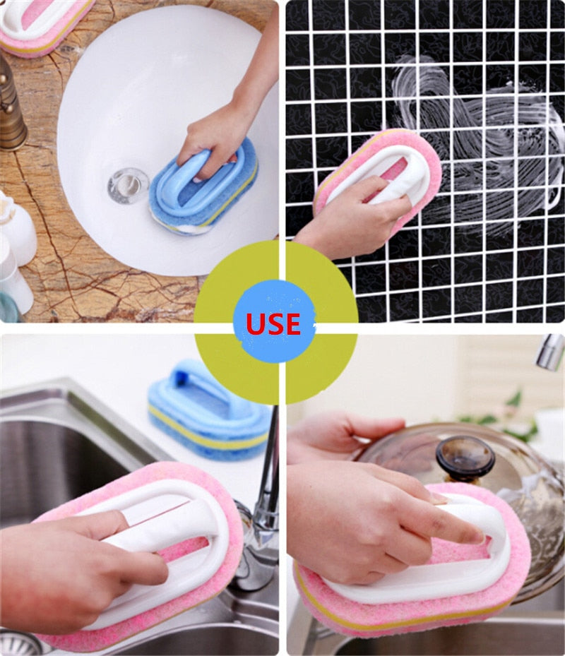 Dirt Scraper Kitchen Bathroom Cleaning Sponge - Everything all I want
