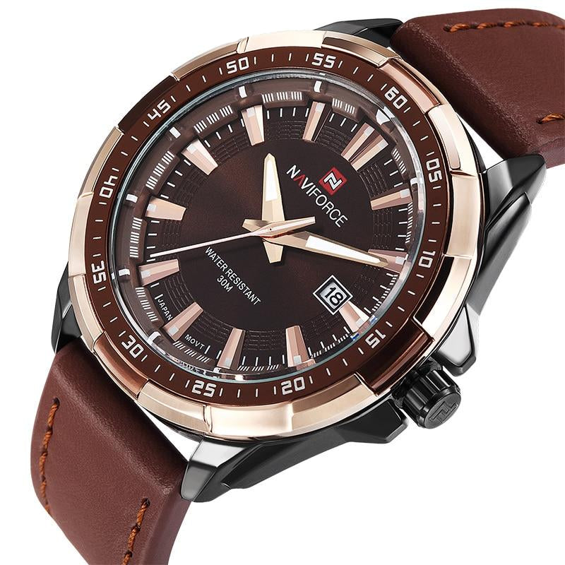 Genuine Leather Sports Men Watch - Everything all I want